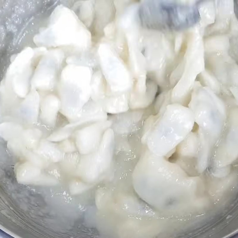 Bước 1 Ngâm mãng cầu Trà mãng cầu