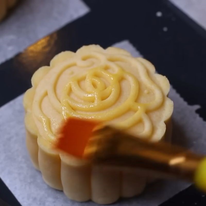 Bước 4 Nướng bánh Bánh trung thu mini