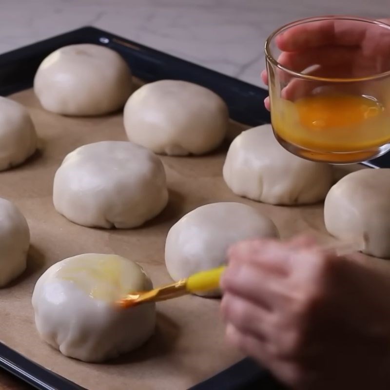 Bước 7 Nướng bánh Bánh pía thịt lạp