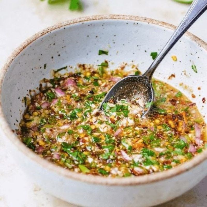 Bước 6 Pha nước chấm kiểu Thái Mì thuyền Thái Lan