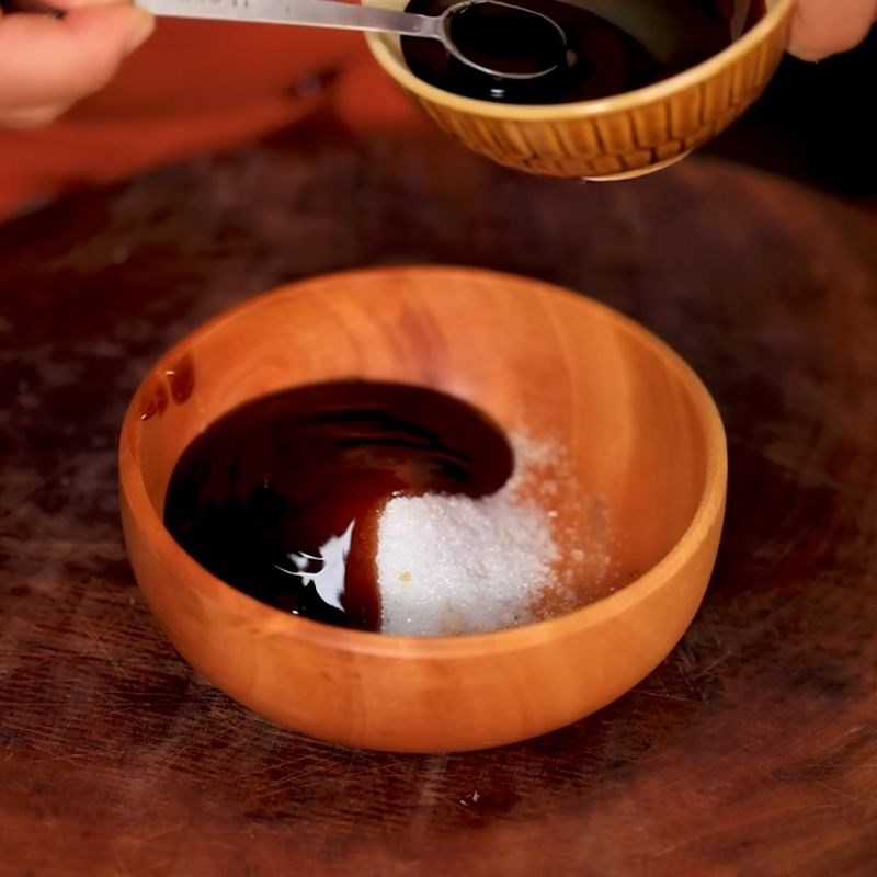 Bước 3 Pha sốt mì xào Mì trường thọ