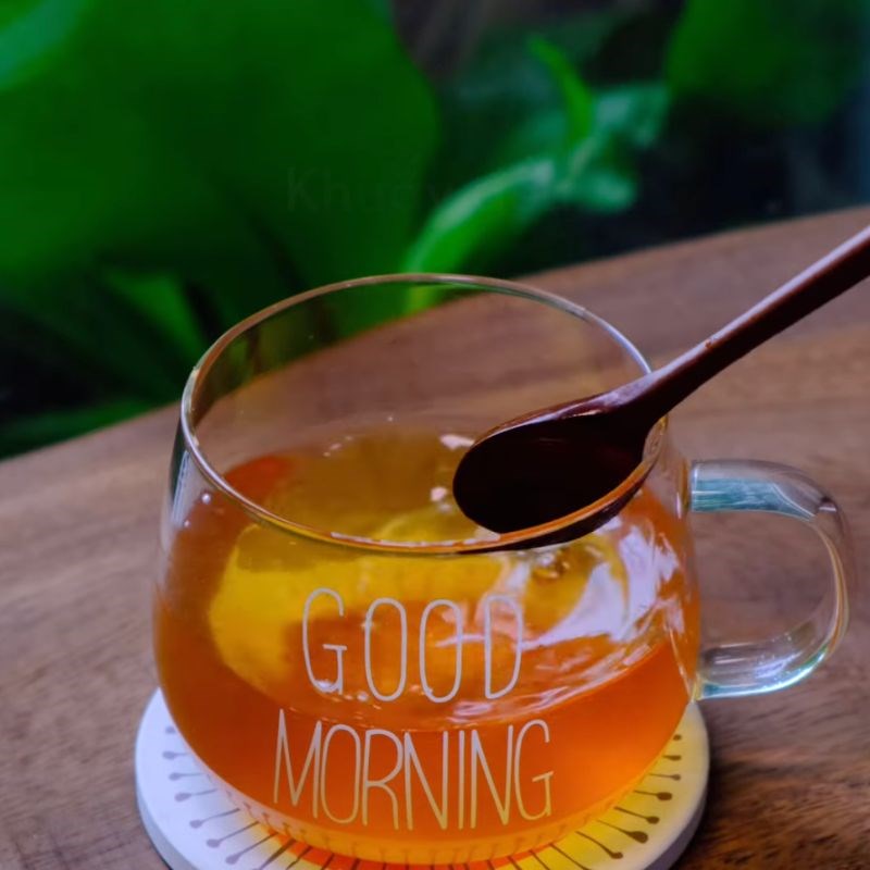 Bước 2 Pha trà đào Trà đào Phúc Long