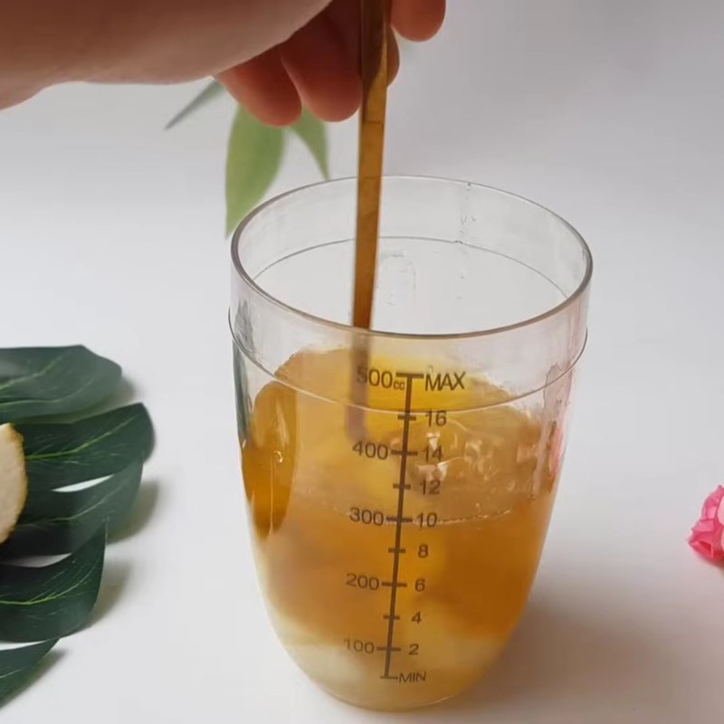 Bước 4 Pha trà mãng cầu Trà mãng cầu