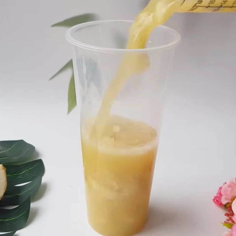 Bước 4 Pha trà mãng cầu Trà mãng cầu