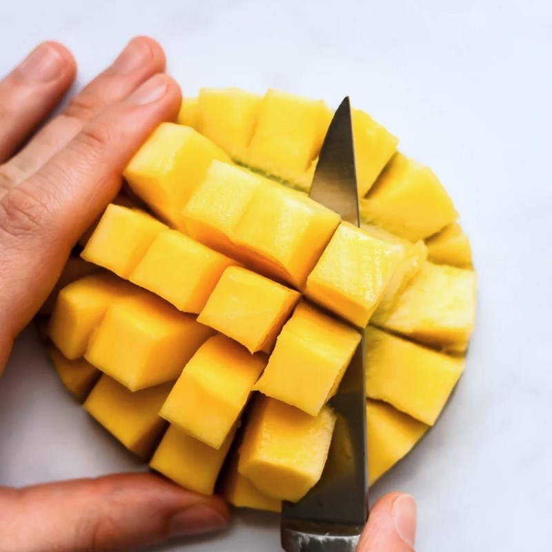 Bước 1 Sơ chế các nguyên liệu Smoothie hạt chia, trái cây nhiệt đợt
