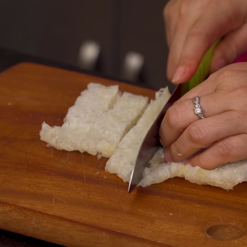 Bước 2 Sơ chế các nguyên liệu khác Cơm hến