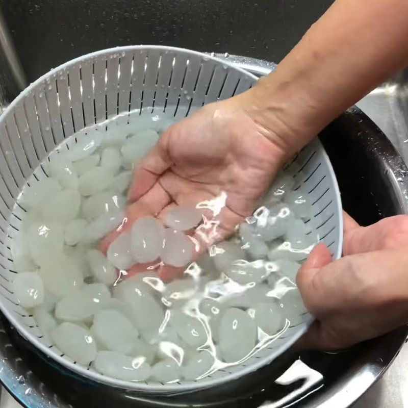 Bước 1 Sơ chế hạt đát Trà lài đác thơm