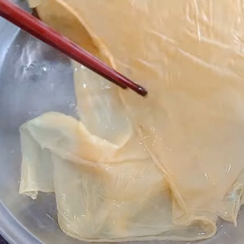 Bước 1 Sơ chế nguyên liệu Chả đòn chay