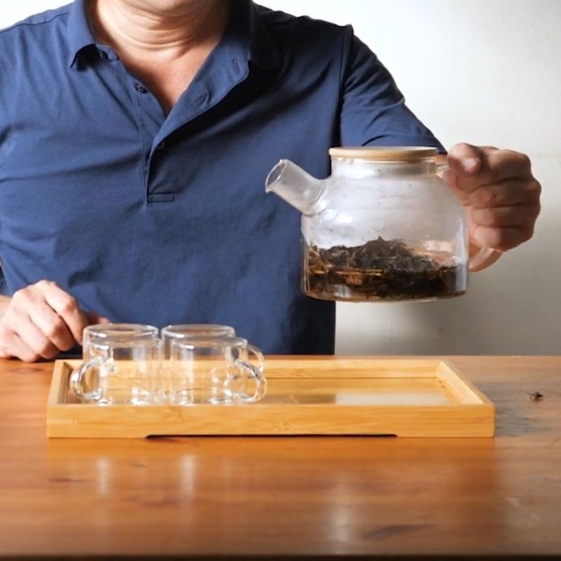 Bước 1 Sơ chế nhân trần Nước nhân trần