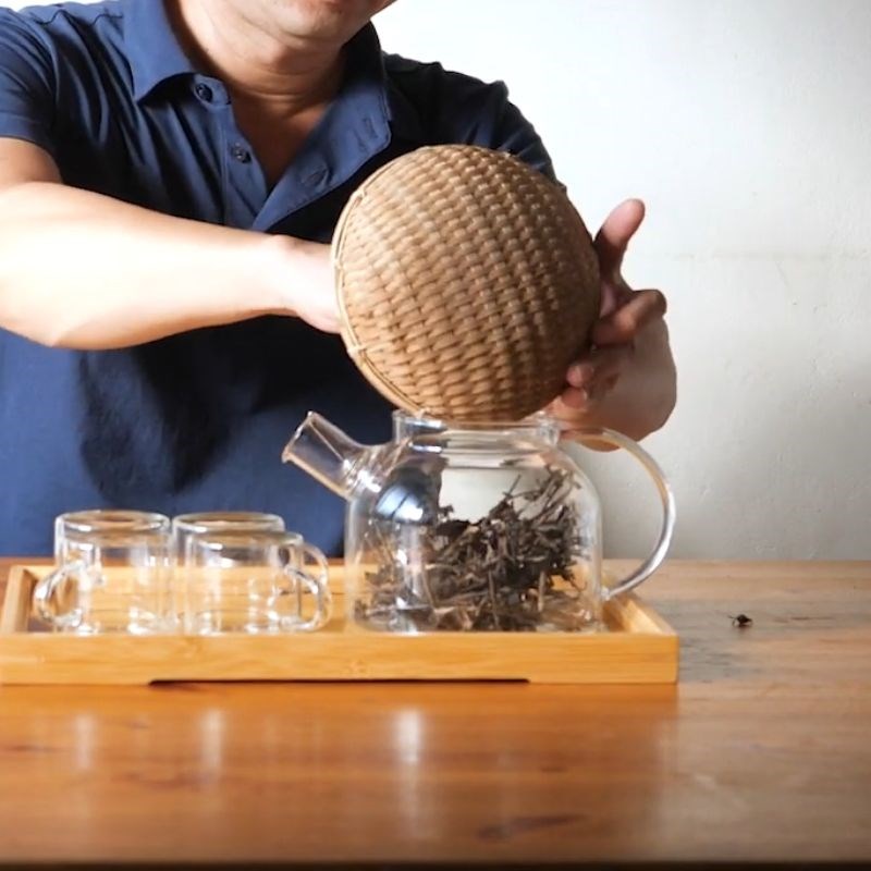 Bước 1 Sơ chế nhân trần Nước nhân trần