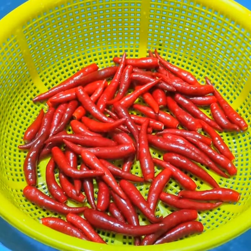Bước 1 Sơ chế ớt Ớt xay