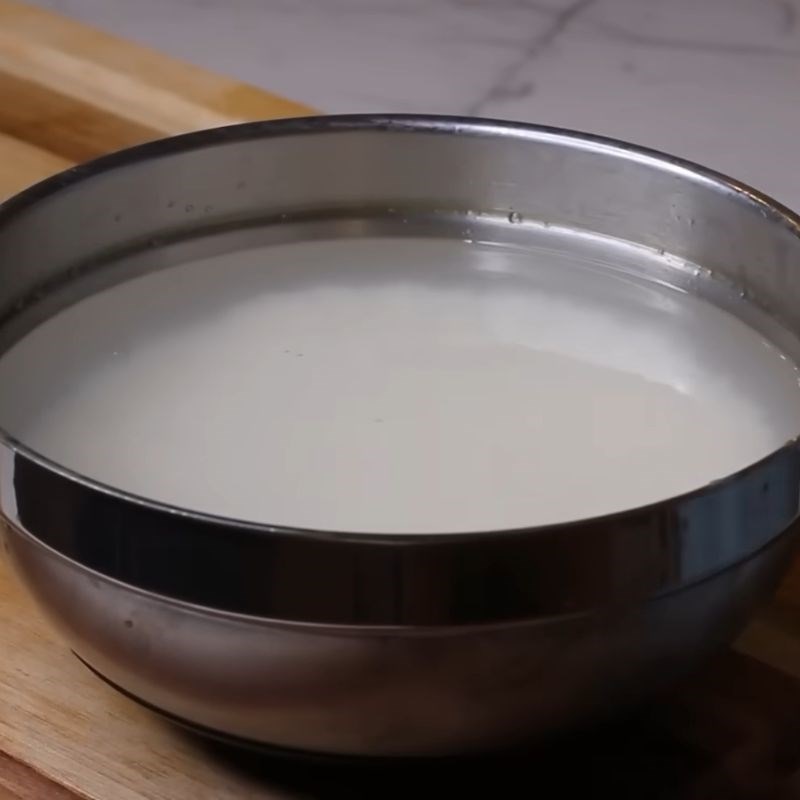 Bước 4 Sơ chế và ngâm nếp Xôi chim cút