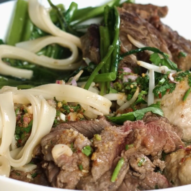 Bước 8 Thành phẩm Mì thuyền Thái Lan