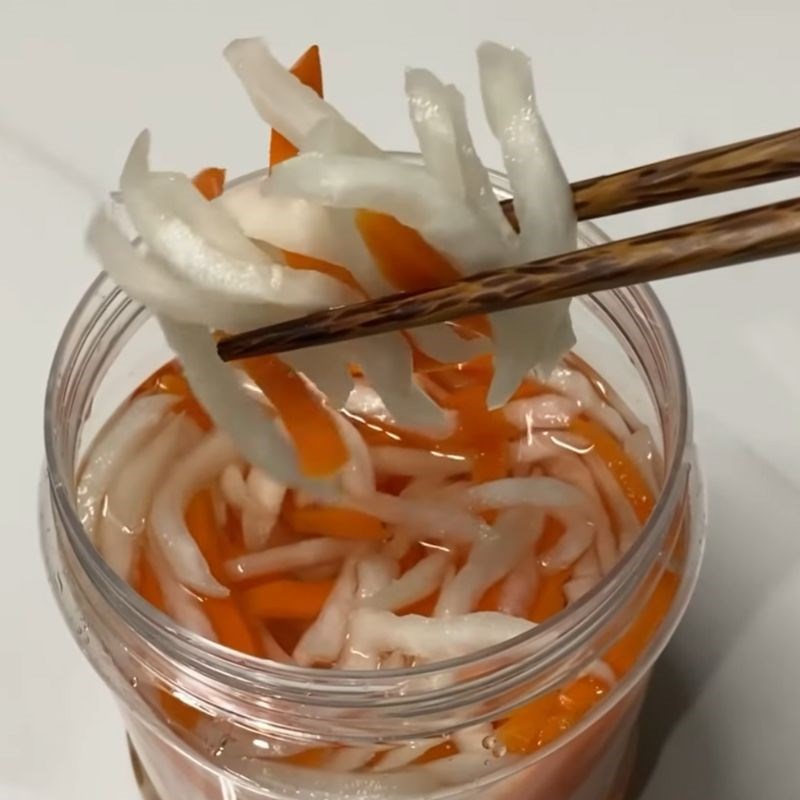 Bước 6 Thành phẩm Đồ chua bánh mì