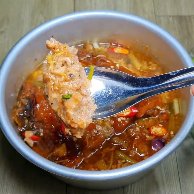 Bước 5 Thành phẩm Mắm cá lóc chưng thịt băm