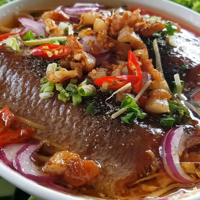 Bước 6 Thành phẩm Mắm cá lóc chưng thịt ba rọi