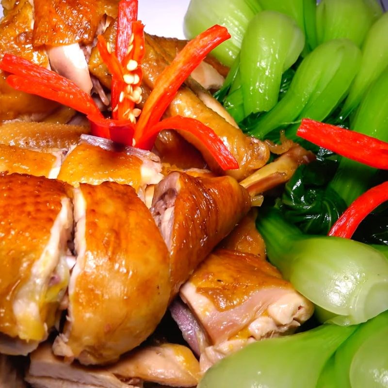 Bước 5 Thành phẩm Gà hấp xì dầu
