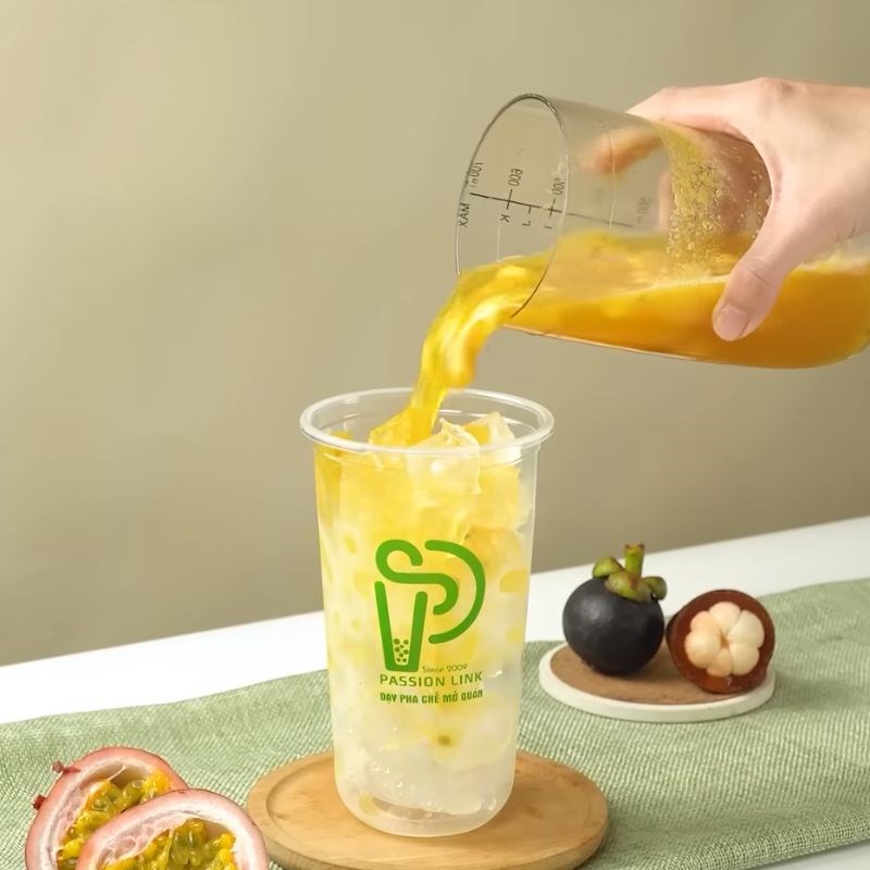 Bước 4 Thành phẩm Trà măng cụt chanh dây