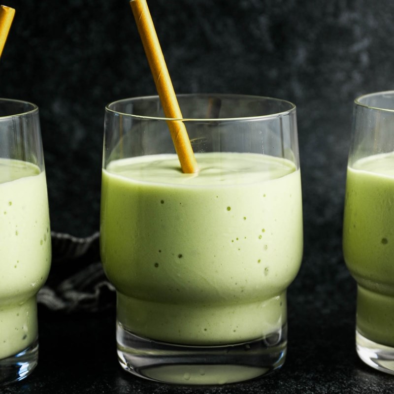 Bước 3 Thành phẩm Smoothie bơ chuối