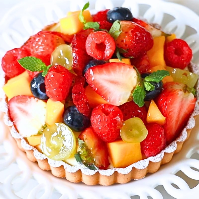 Bước 7 Thành phẩm Tart trái cây