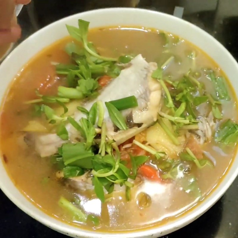 Bước 3 Thành phẩm Canh chua cá ngạnh