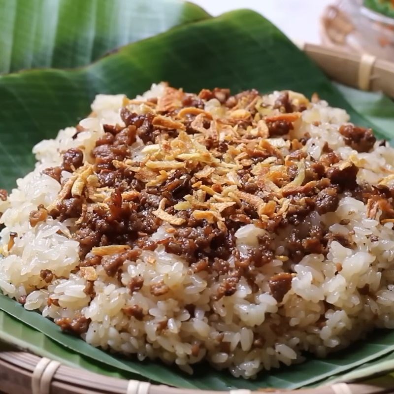Bước 9 Thành phẩm Xôi chim cút