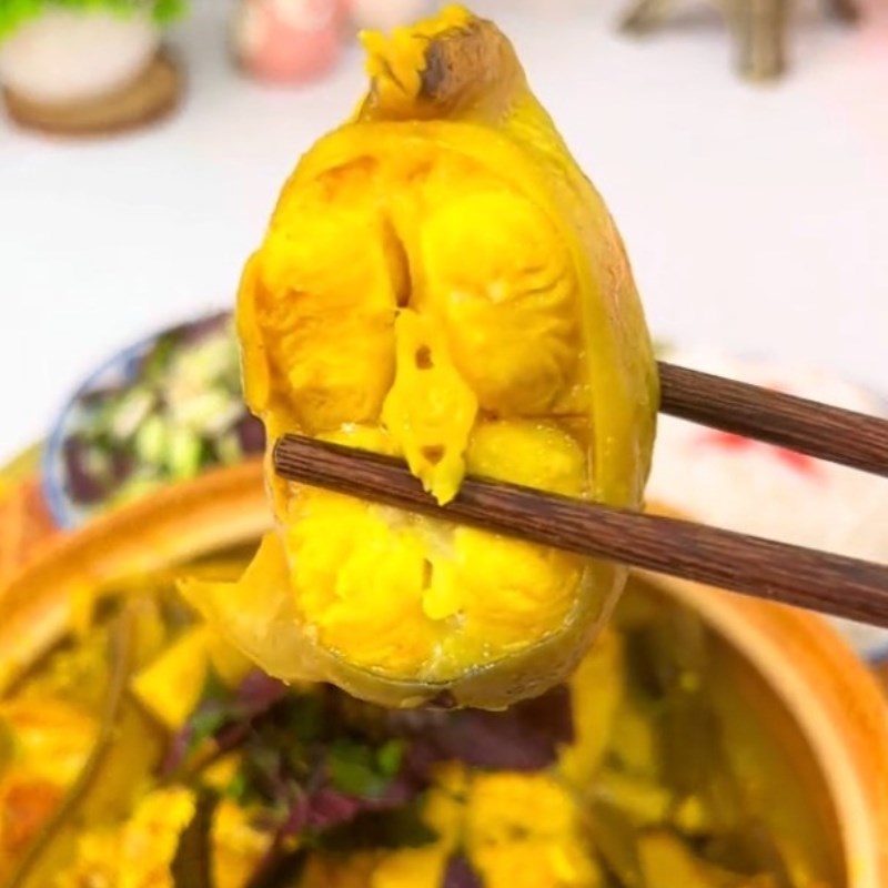 Bước 5 Thành phẩm Cá ngạnh om chuối đậu