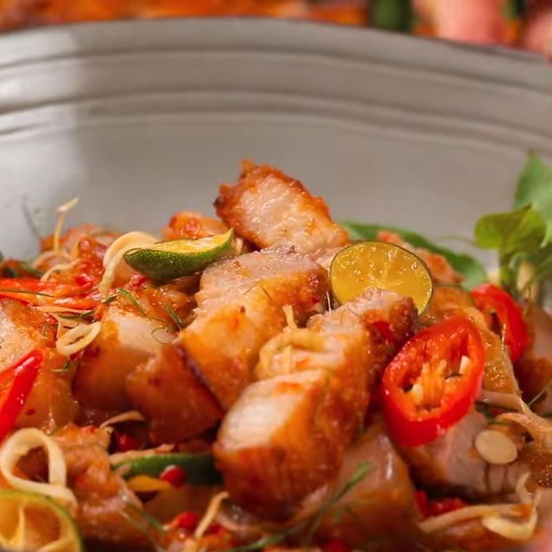 Bước 6 Thành phẩm Ba chỉ sốt tắc