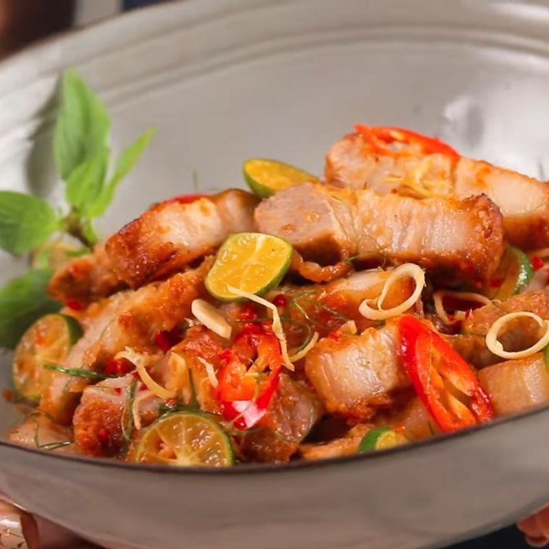 Bước 6 Thành phẩm Ba chỉ sốt tắc
