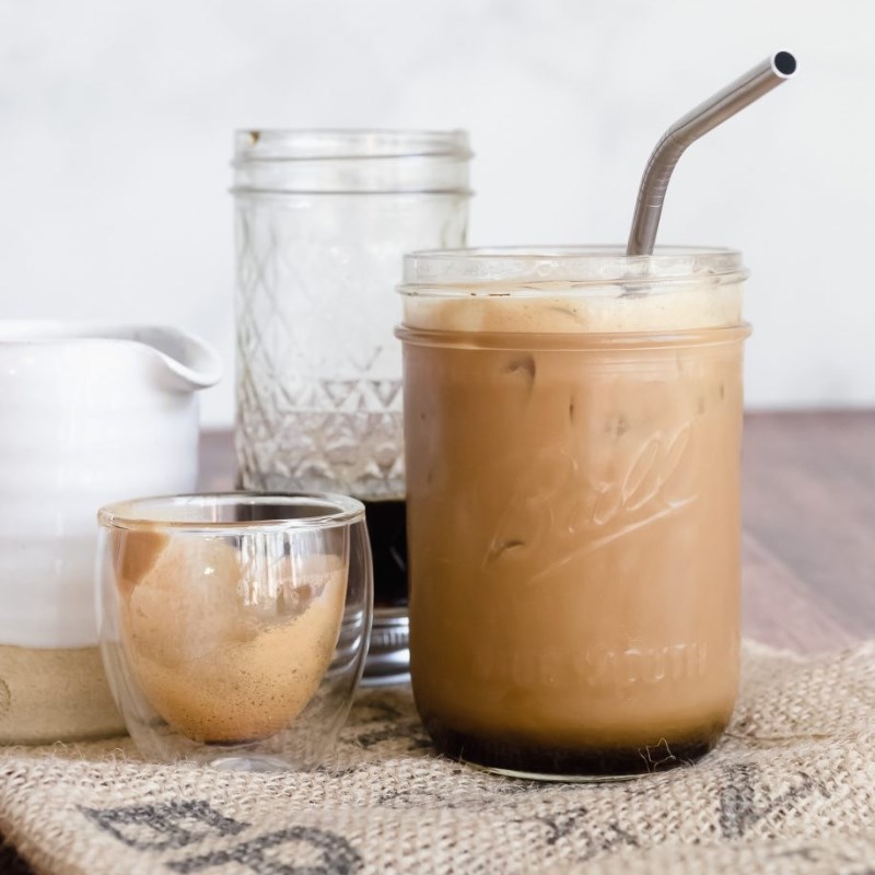 Bước 3 Thành phẩm Cà phê latte đá