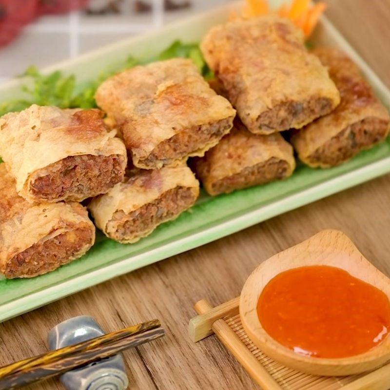 Bước 8 Thành phẩm Chả giò Quảng Đông