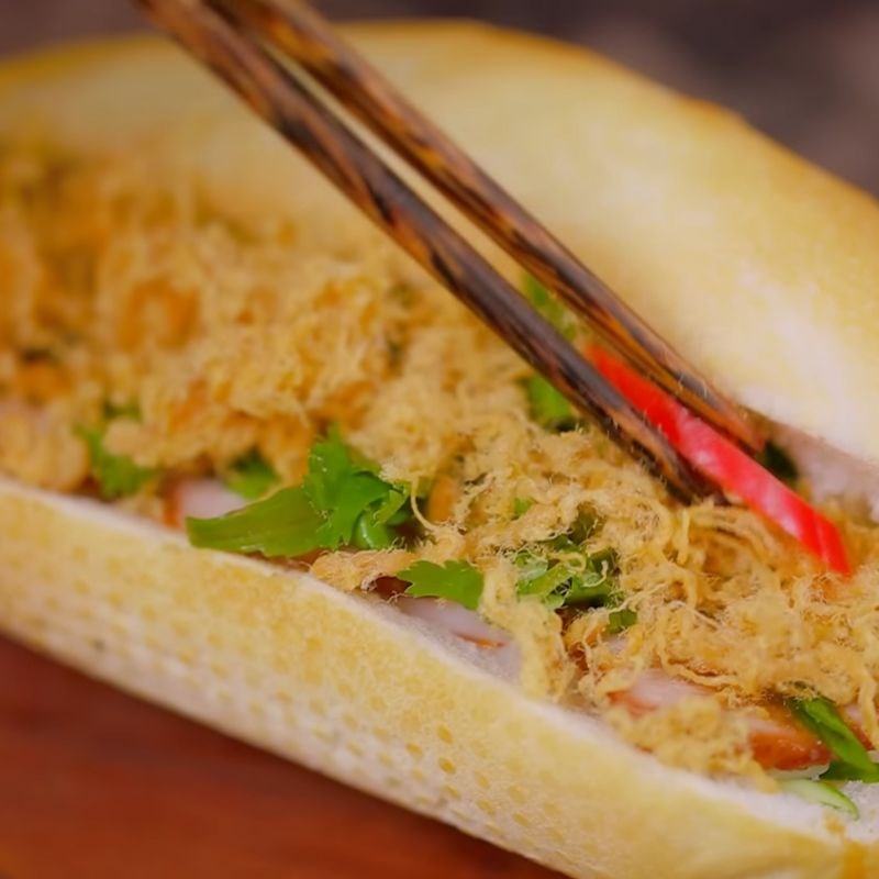 Bước 6 Thành phẩm Bánh mì xá xíu