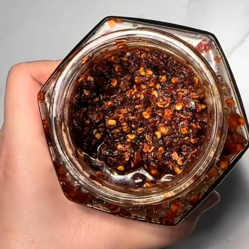 Bước 3 Thành phẩm Ớt chưng dầu