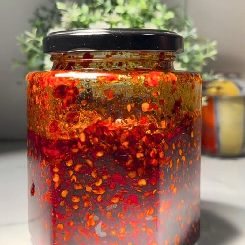 Bước 3 Thành phẩm Ớt chưng dầu