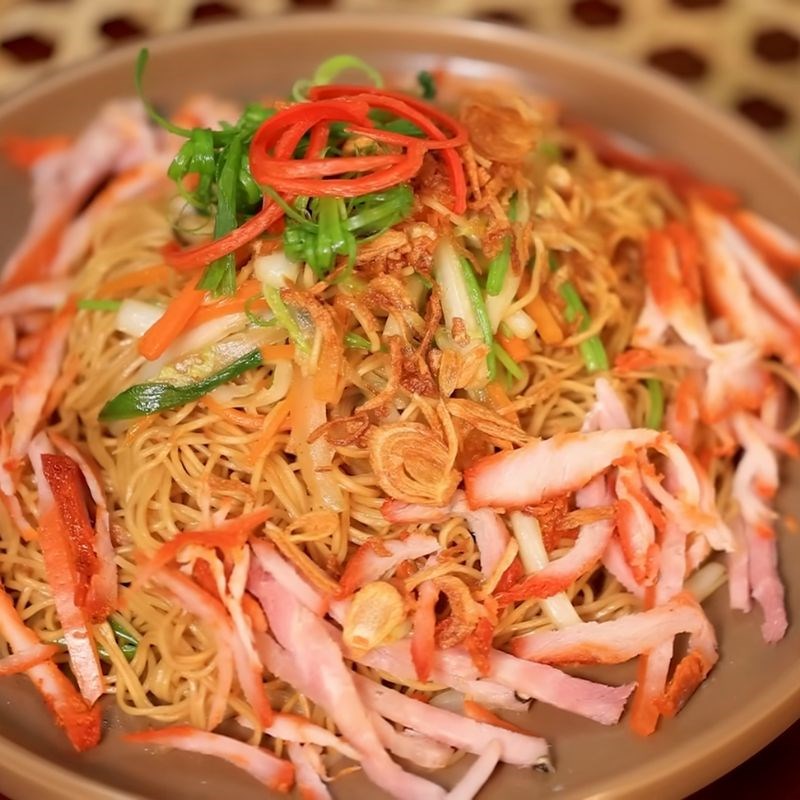 Bước 6 Thành phẩm Mì trường thọ