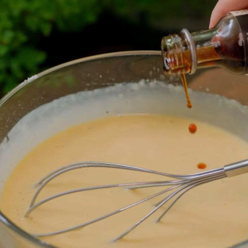Bước 3 Thêm vani và ủ bột Bánh waffle