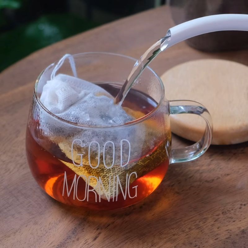 Bước 1 Ủ trà Trà sữa chôm chôm