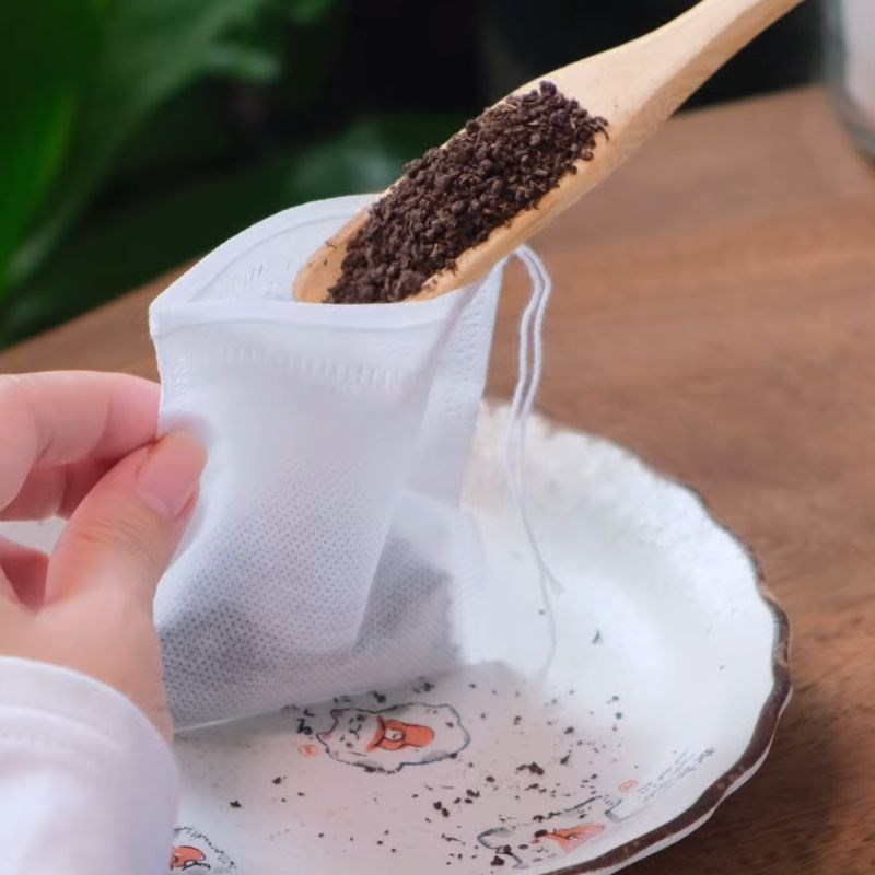 Bước 1 Ủ trà Trà sữa chôm chôm