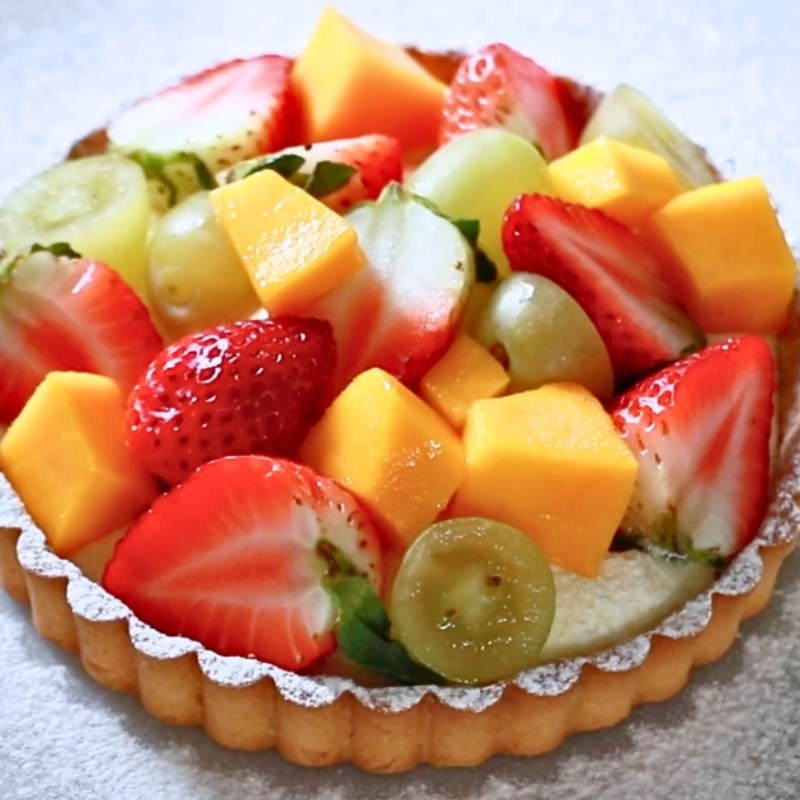 Bước 6 Trang trí bánh tart Tart trái cây
