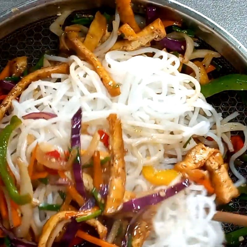 Bước 3 Trộn bánh canh Bánh canh trộn