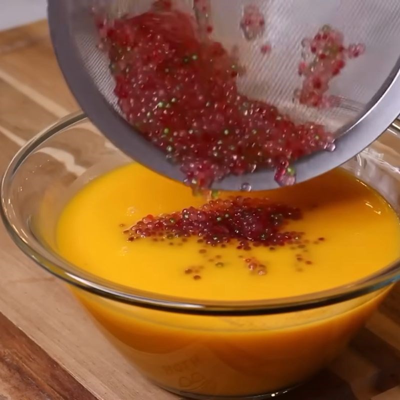 Bước 4 Trộn chè và làm lạnh Dương chi cam lộ