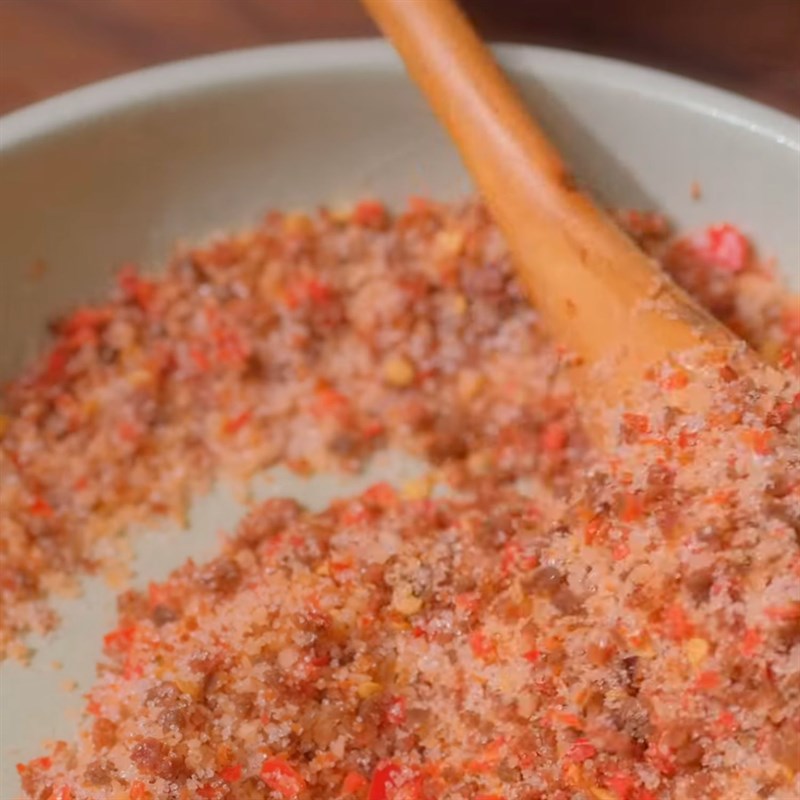 Bước 3 Trộn đường Muối ô mai