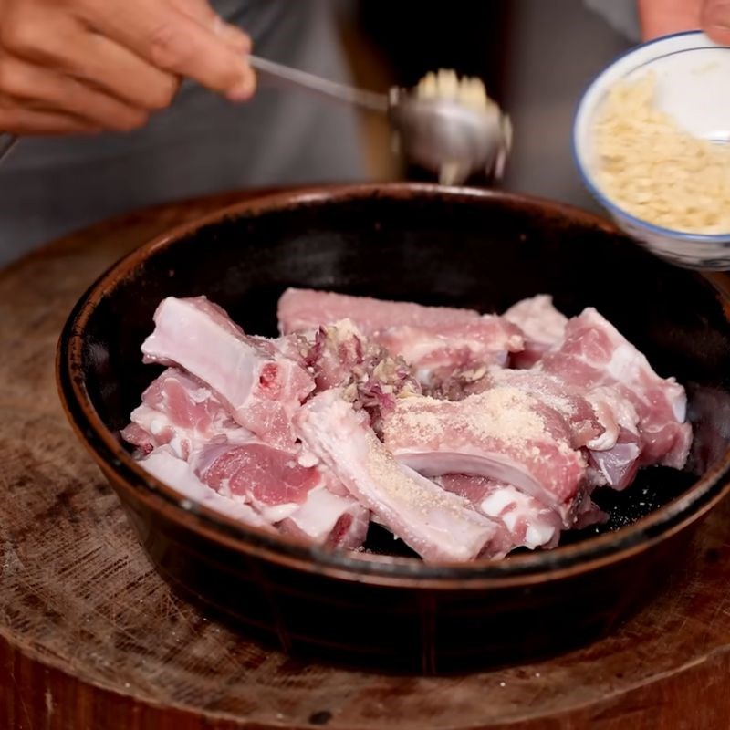 Bước 5 Ướp sườn Sườn kinh đô
