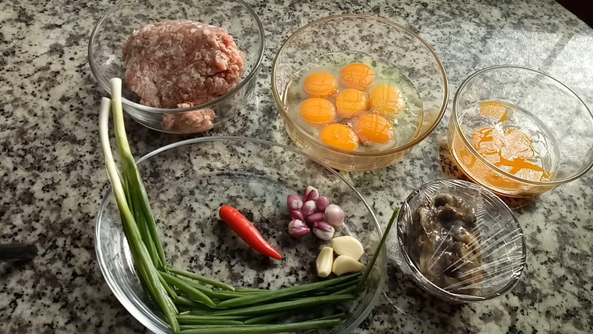 Nguyên liệu món ăn mắm chưng miền tây