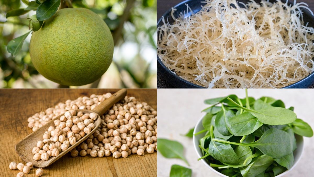 Nguyên liệu món ăn salad bưởi