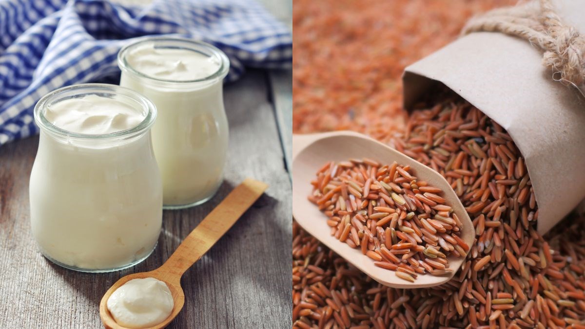Nguyên liệu món ăn sữa chua gạo lứt