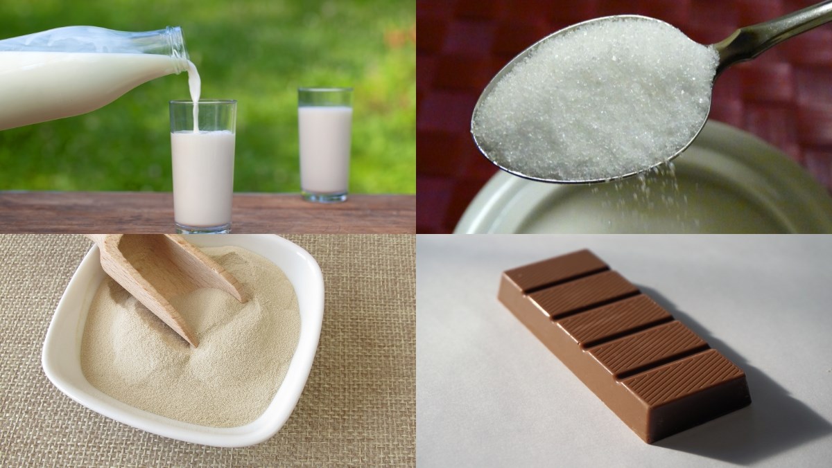 Nguyên liệu món ăn cách làm thạch socola
