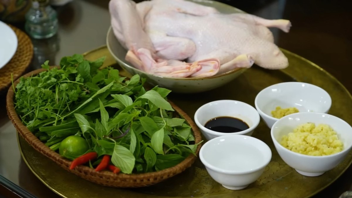 Nguyên liệu món ăn cách luộc vịt ngon