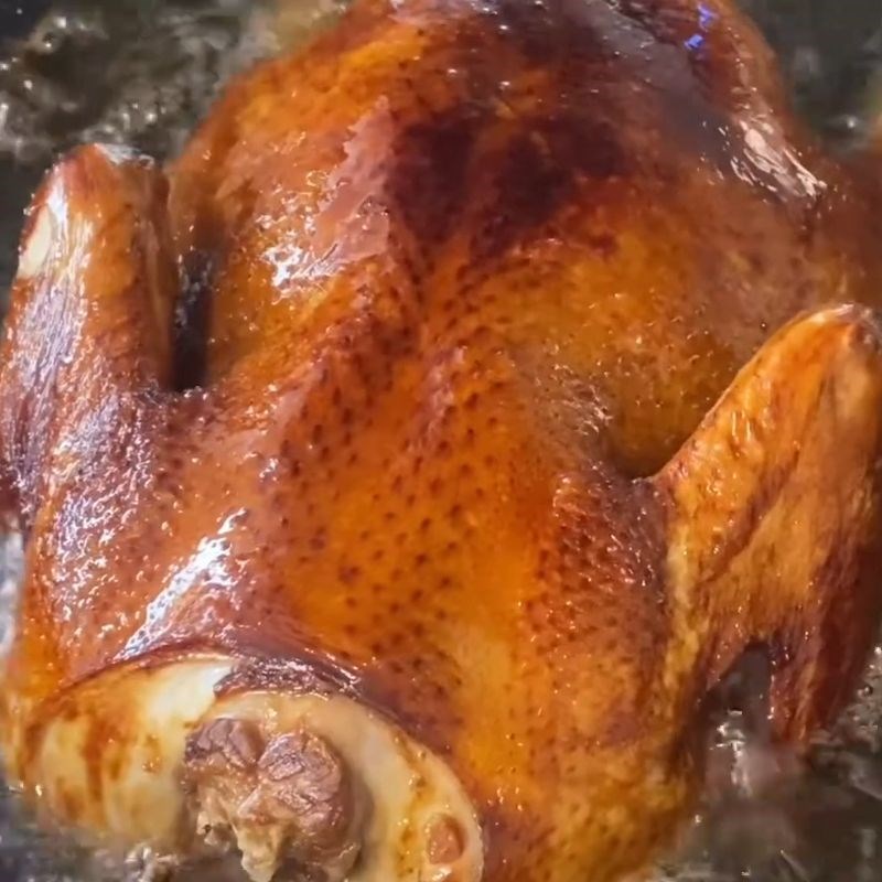 Bước 3 Chiên sơ vịt để da giòn Vịt tiềm ngũ quả