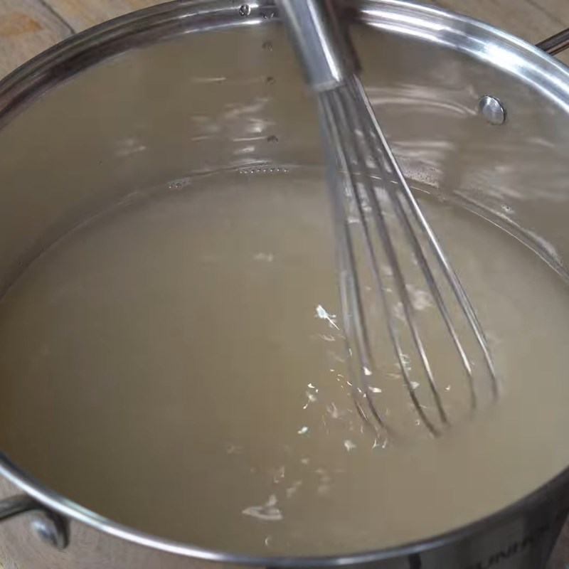 Bước 1 Chuẩn bị nguyên liệu Rau câu khoai môn